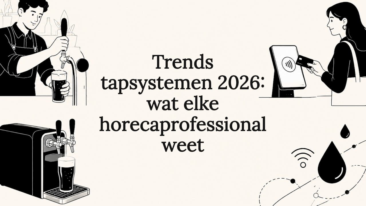 Sfeervolle titelkaart met illustratieve vectorafbeeldingen