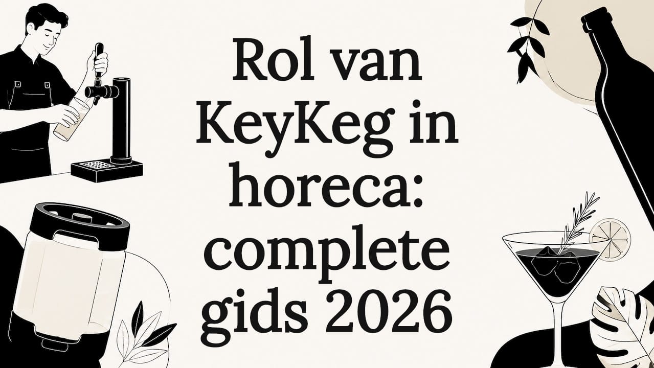 Sfeervolle illustratie voor het openingsscherm van de KeyKeg-gids