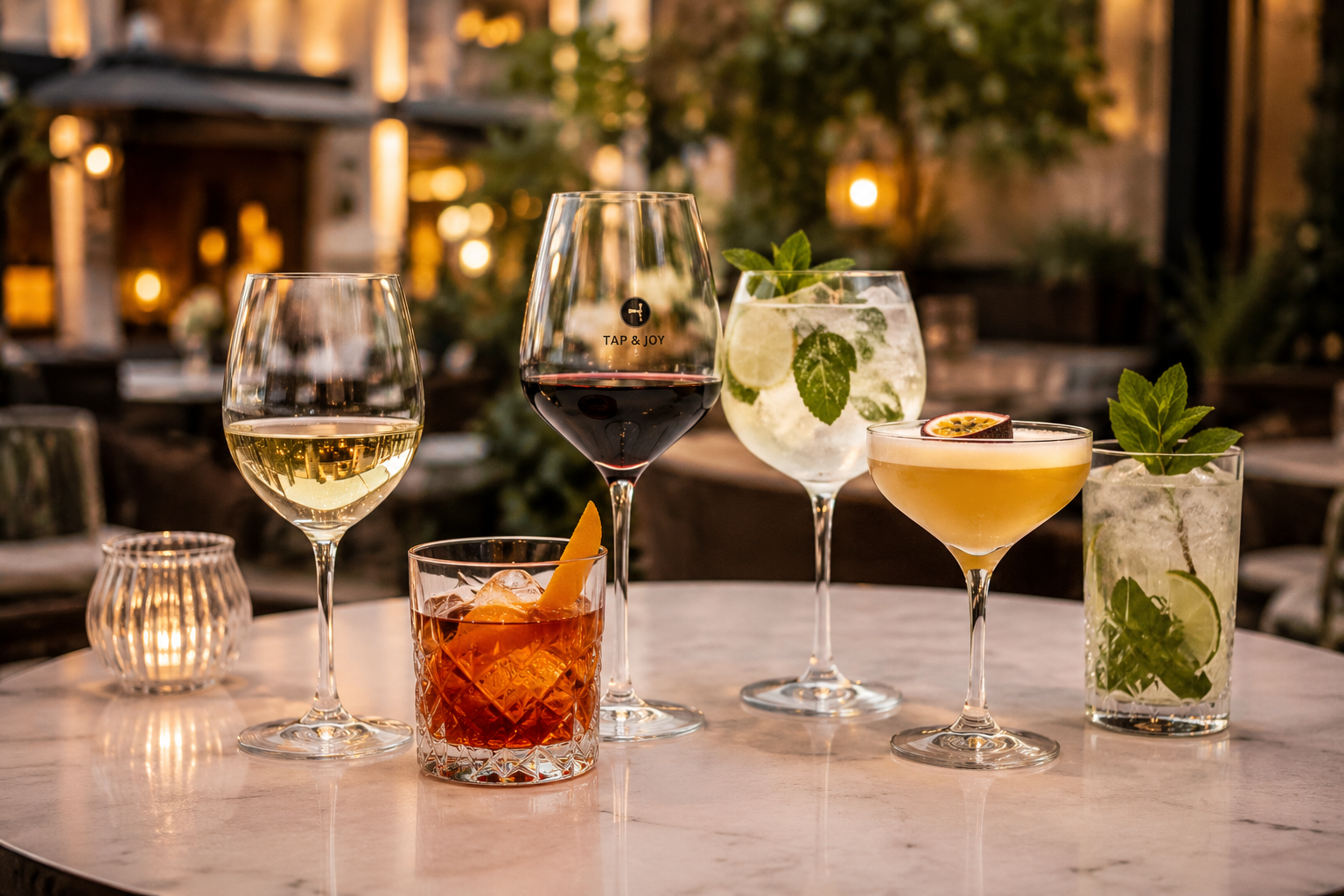 Hele assortiment dranken - Tap & Joy